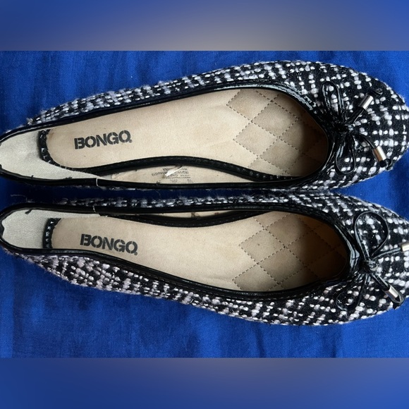 Y2K Preppy Tweed Flats by Bongo new condition - Picture 8 of 12